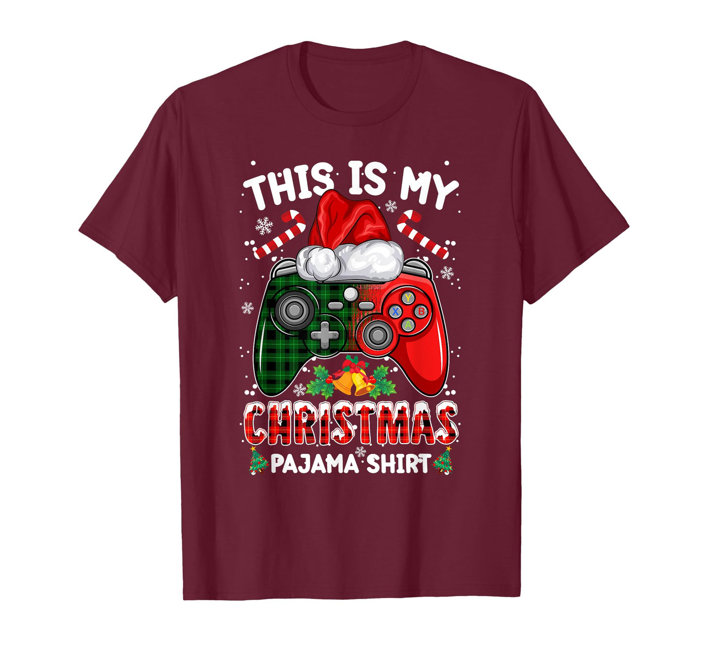 This is My Christmas Pajama Shirt Video Game Gamer Boys Men T-Shirt