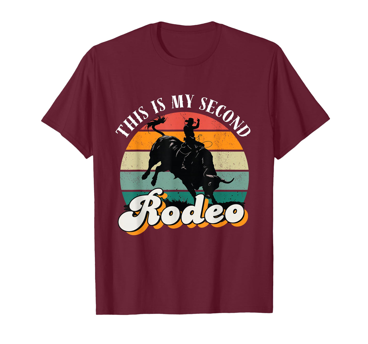 This Is My Second Rodeo vintage cowboy Retro T-Shirt