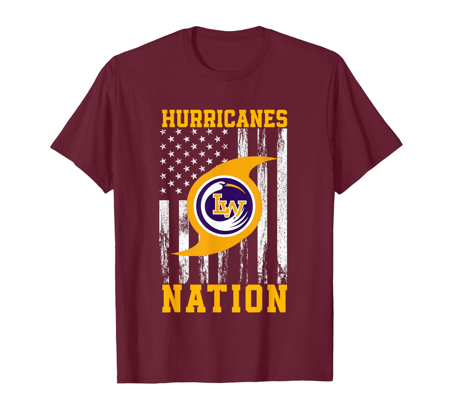 Lake Weir Hurricanes Logo Nation HS T-Shirt