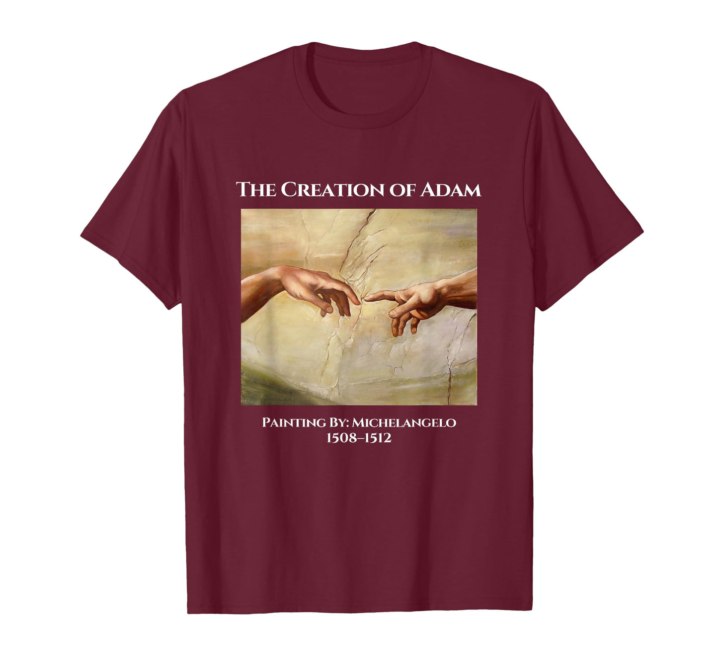 The Creation of Adam Novelty Graphic Tees & Cool Art Designs T-Shirt
