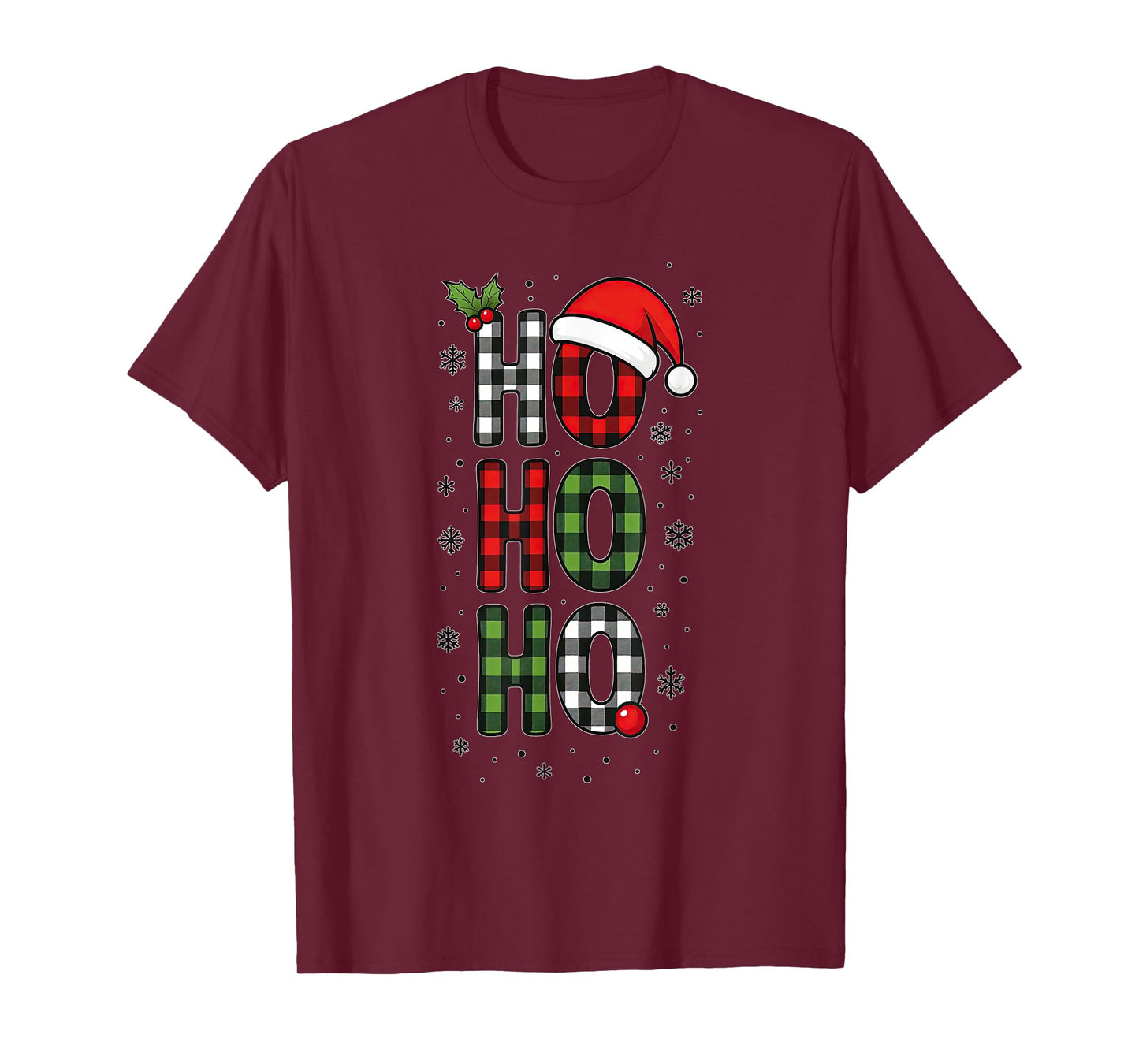 HoHoHo Festive Christmas Santa Xmas Holidays T-Shirt
