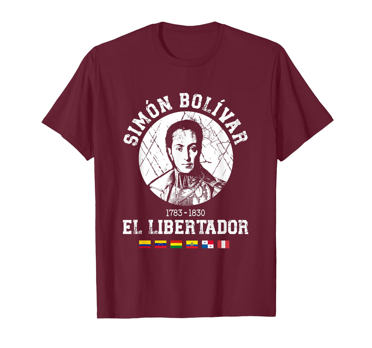 Simón Bolívar El Libertador South American Independence T-Shirt