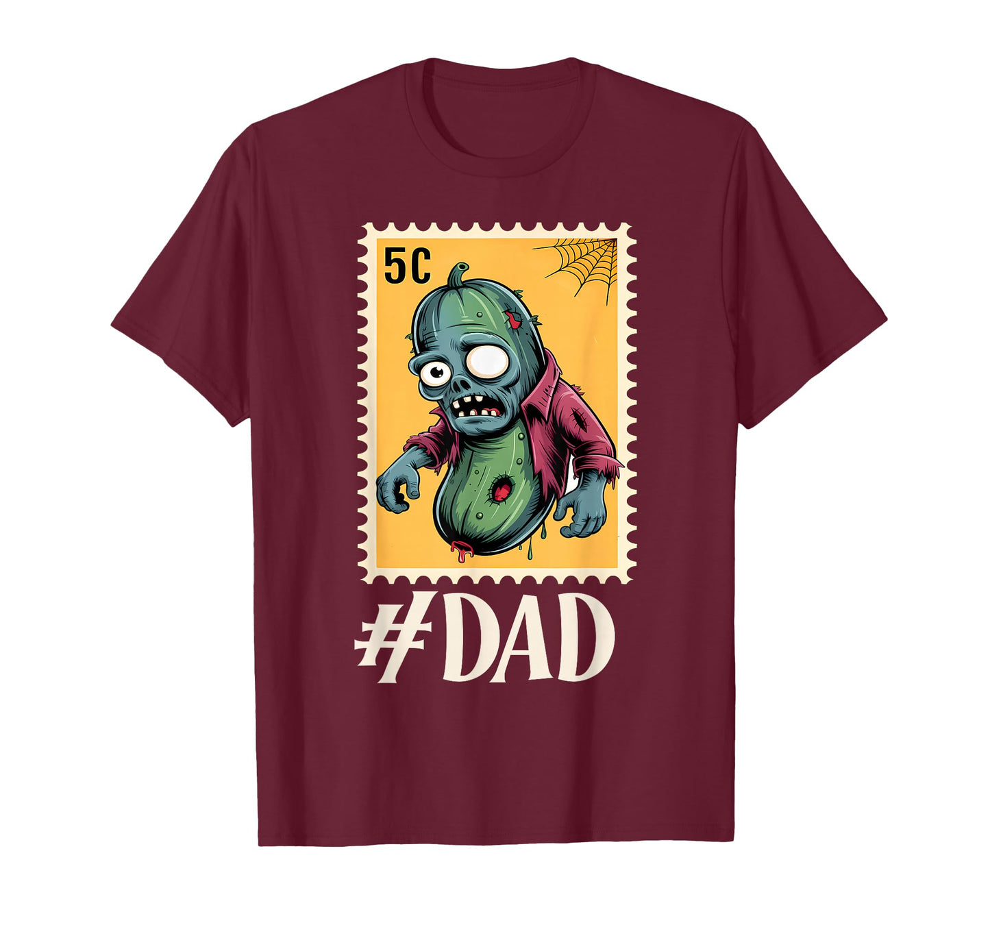 Creepy Cucumber Squad – Funny Halloween Stamp #DAD T-Shirt