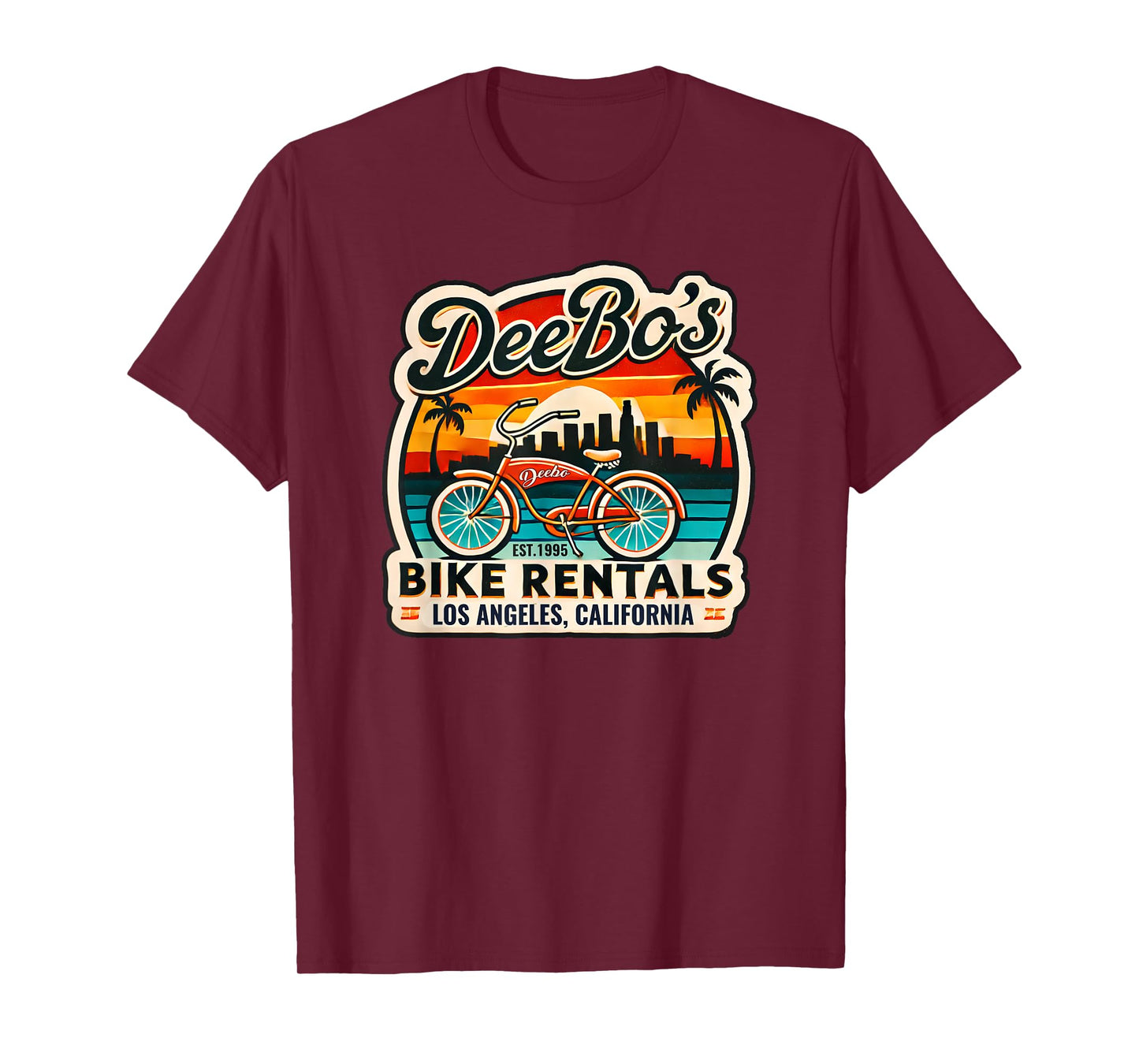 Deebo's Bike Rentals Beach Cruisers 90s Pop Culture T-Shirt