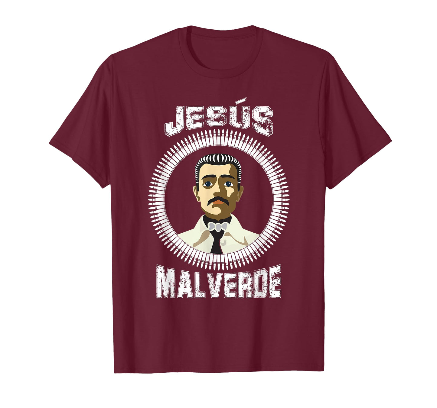 Jesus Malverde Tshirt Mexican Hero Angel Of The Poor Shirt T-Shirt