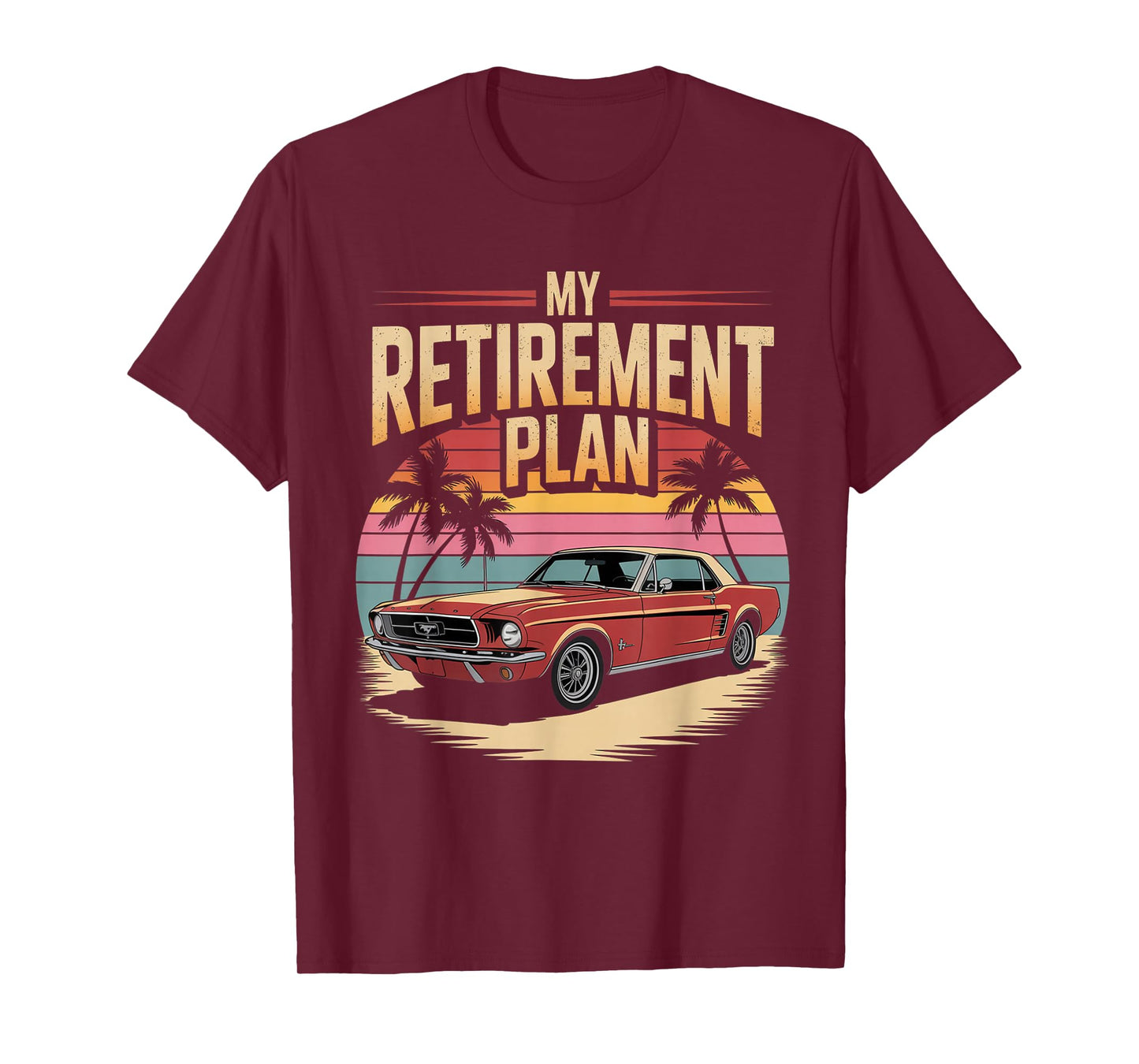 Classic Grandpa Car Enthusiast Tee My Retirement Plan Funny T-Shirt