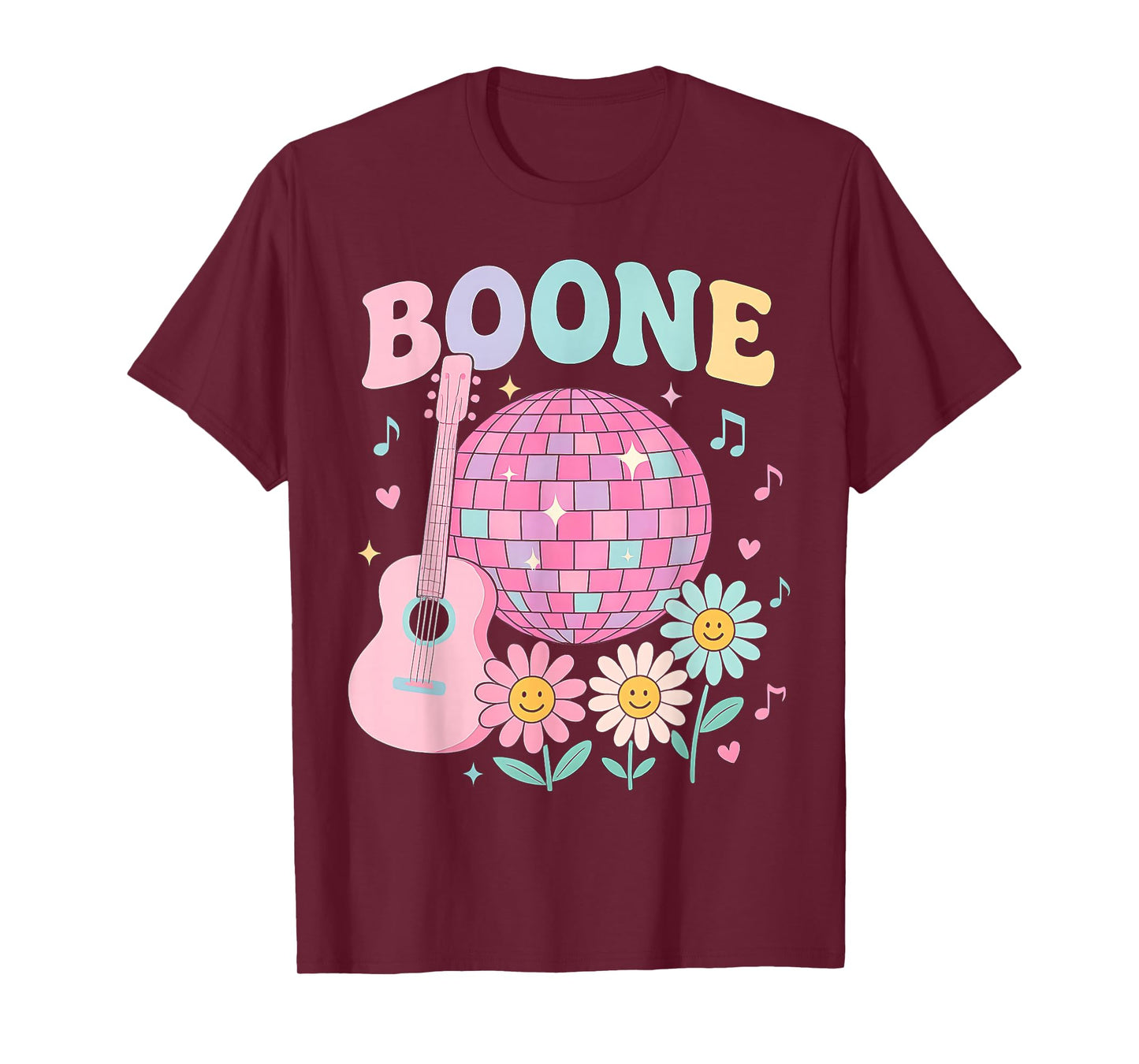 Boone Family Name I Love Boone Personalized Vintage T-Shirt