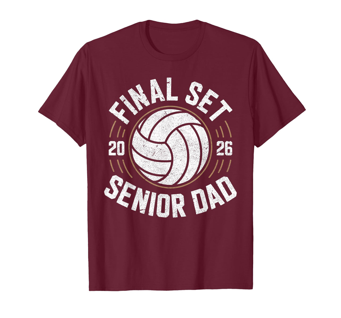 Volleyball Senior Dad 2026 Final Set Vintage T-Shirt