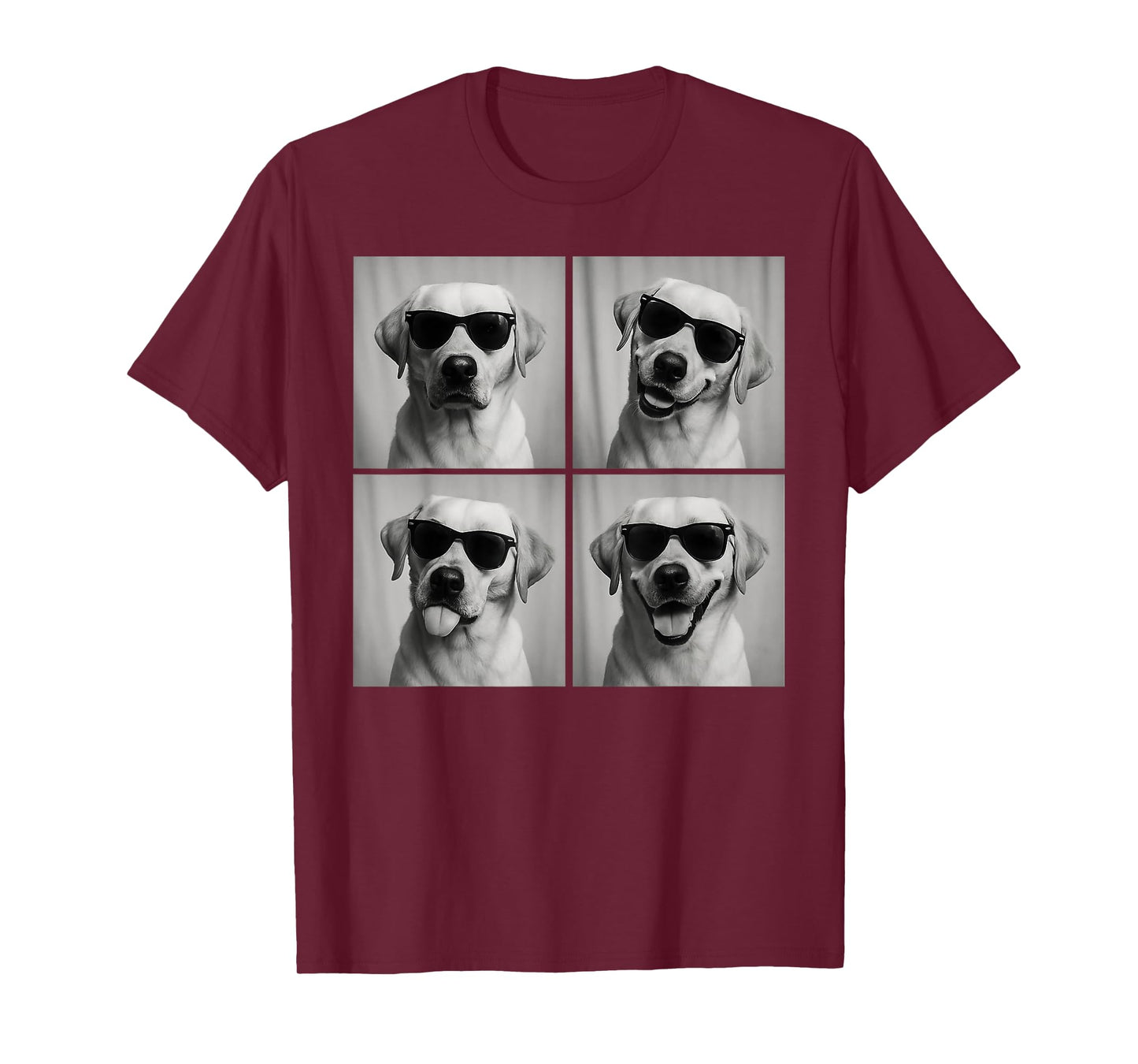 Funny Labrador Dog Lover Cute Yellow Lab Photo Booth T-Shirt