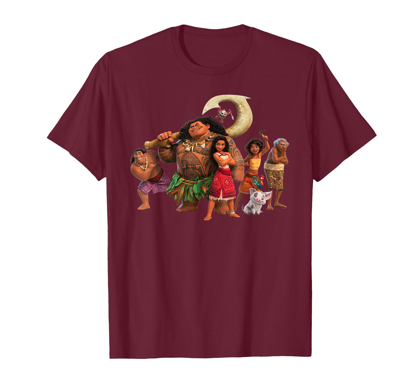 Disney Moana 2 Moana’s Ocean Adventure Crew Group Together T-Shirt