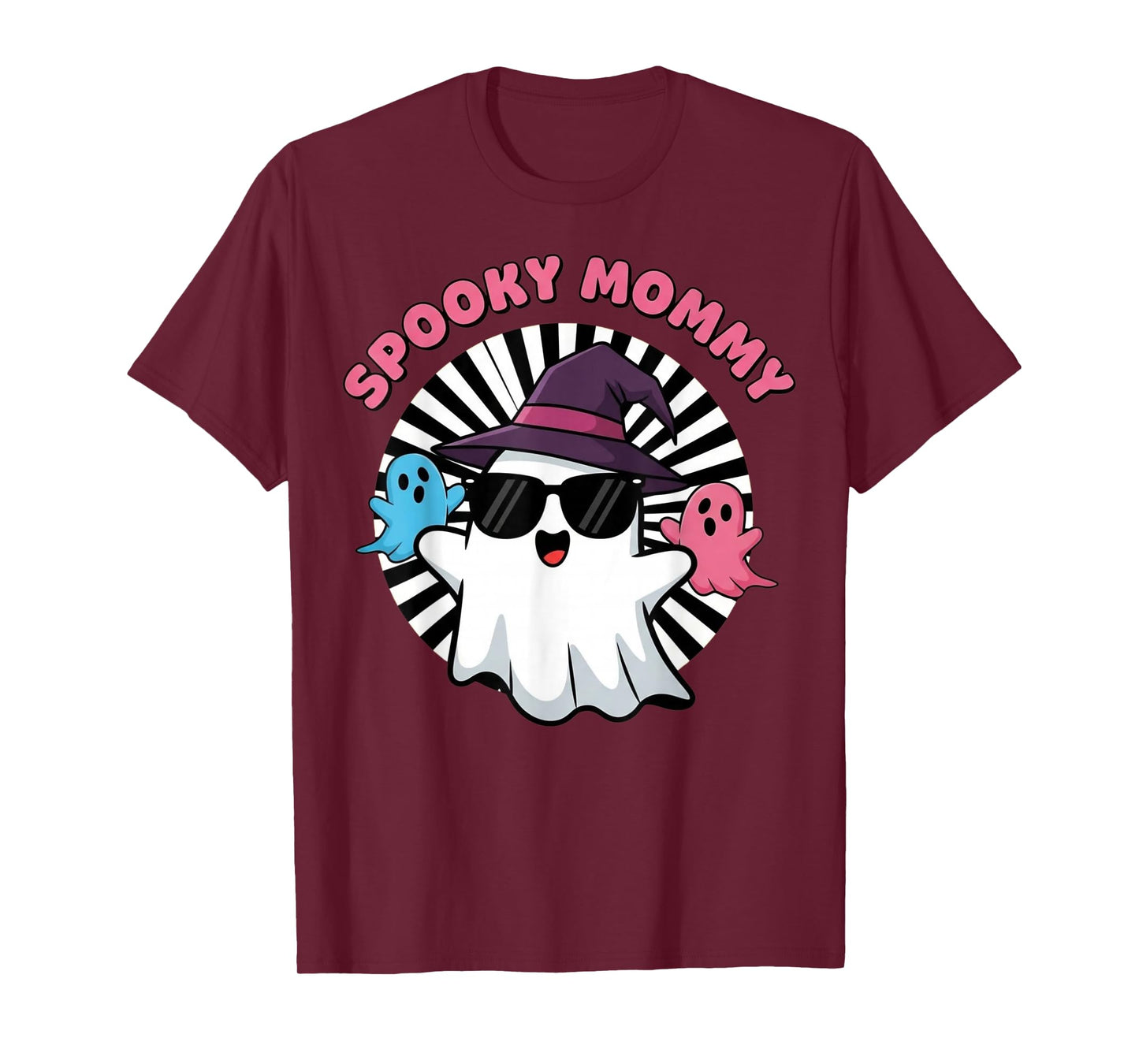 Spooky Mommy Ghost Witch Mom Halloween T-Shirt