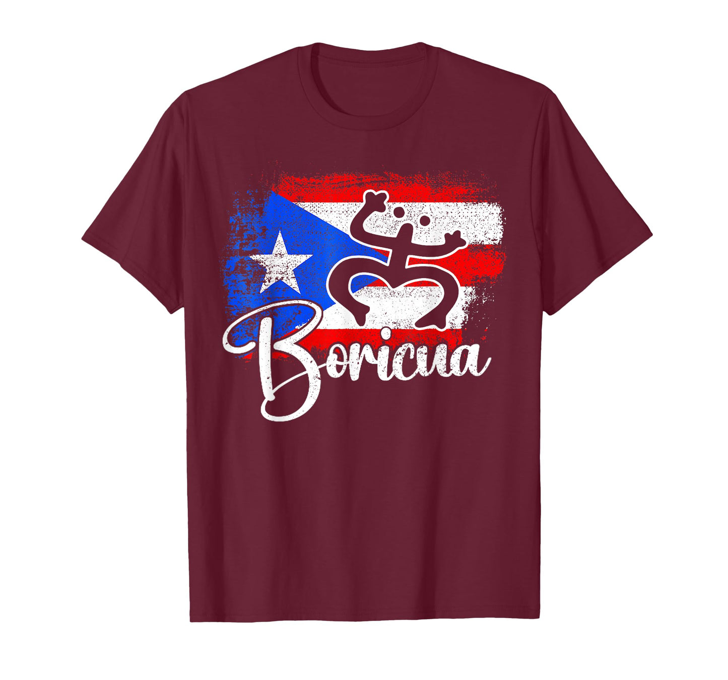 Boricua Puerto Rico Flag Puerto Rican Frog Men Women Kids T-Shirt