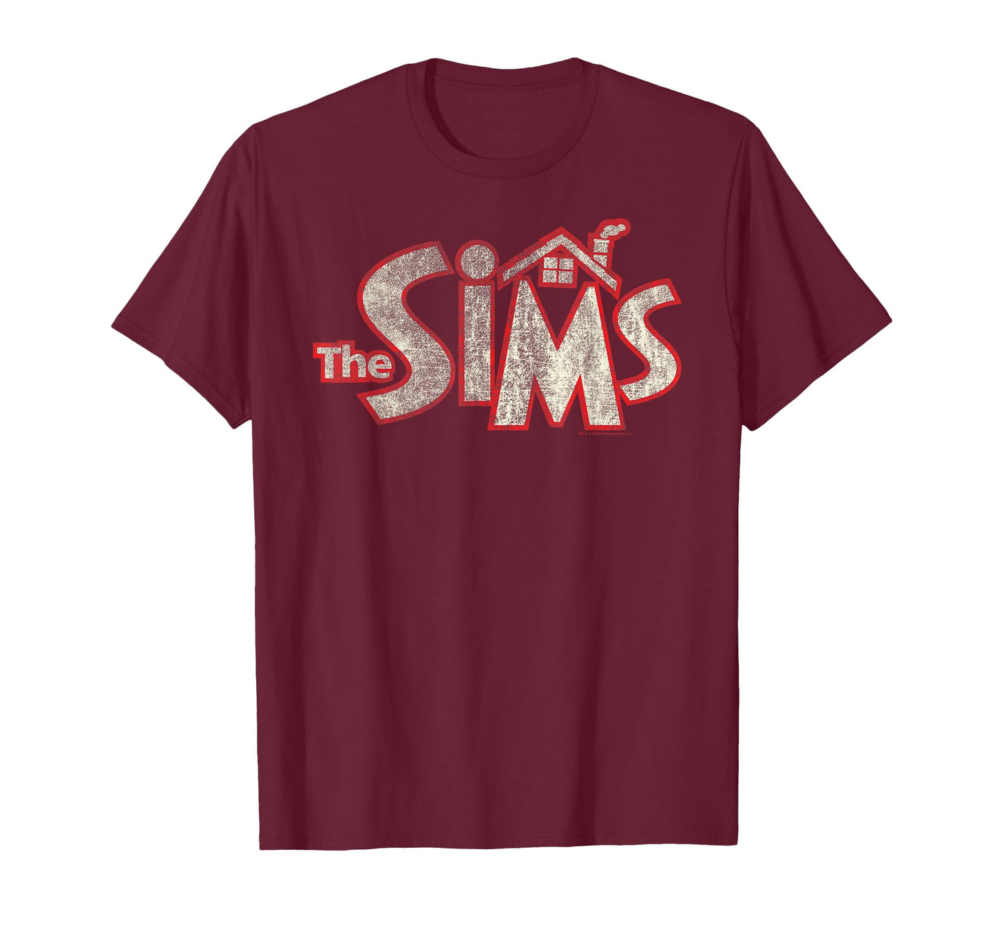 The Sims Vintage Distressed The Sims Logo Video Game T-Shirt