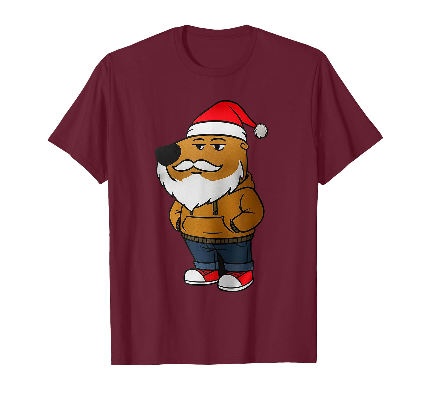 Capybara Christmas Season Capy Santa Hat Rodent Xmas T-Shirt