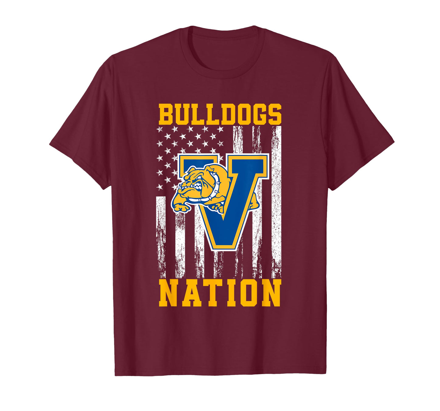 Venus Bulldogs Logo Nation HS T-Shirt