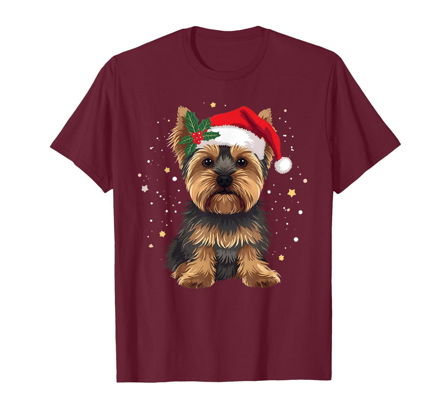 Yorkshire Terrier Christmas Yorkie Dog Lover Men Women Kids T-Shirt