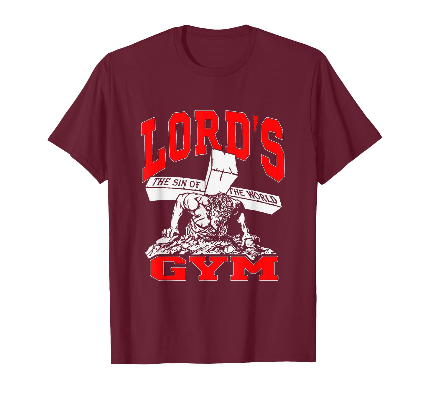 Lords Gym - Lord's The Sin of World Jesus T-Shirt