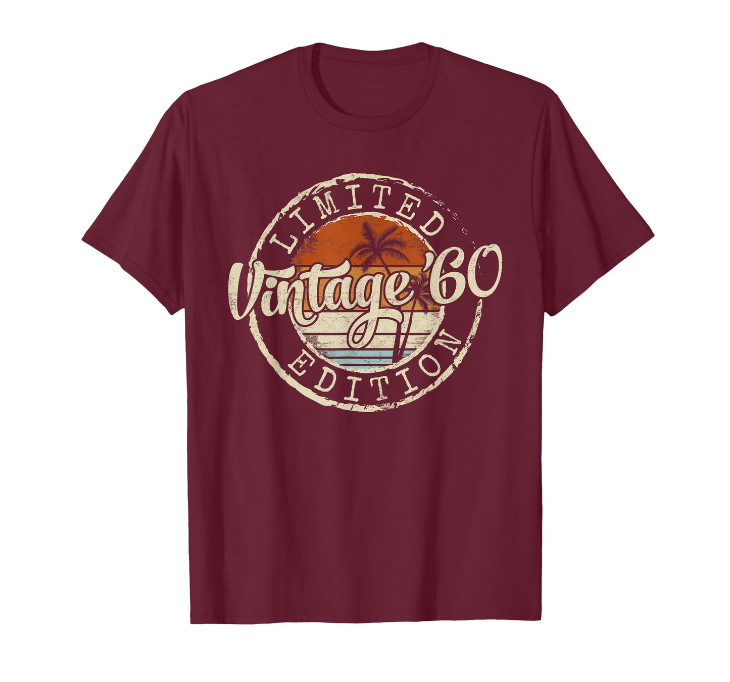 Vintage 1960 65th Birthday Gifts For Men Women 65 Year Old T-Shirt