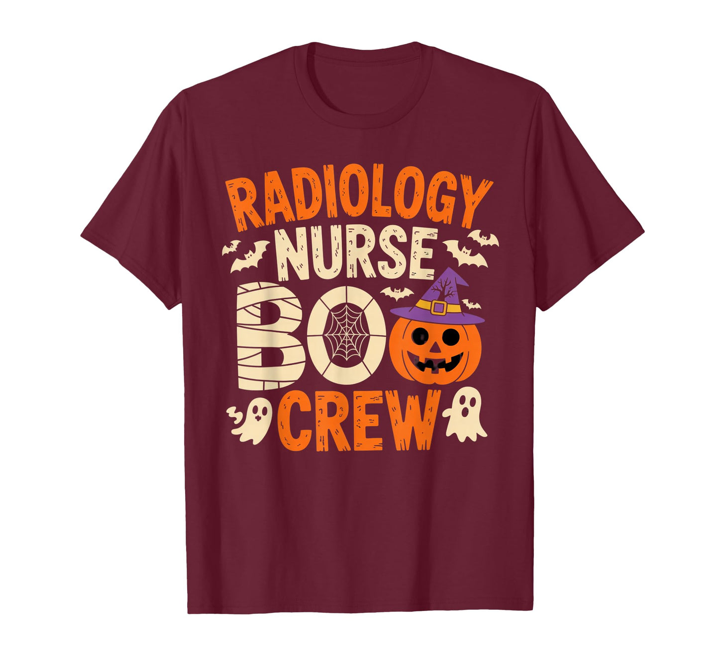 Radiology Nurse Boo Crew Funny Spooky Halloween Outfit T-Shirt