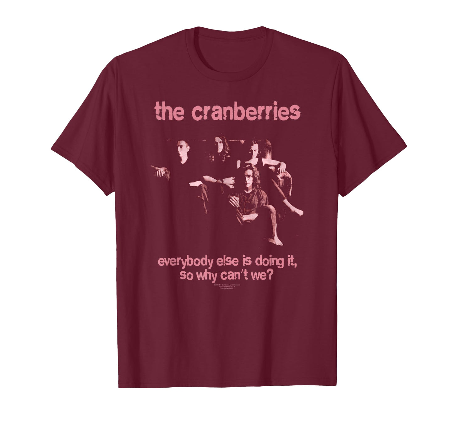 The Cranberries Everybody Else is Doing It Pink Vintage Band T-Shirt