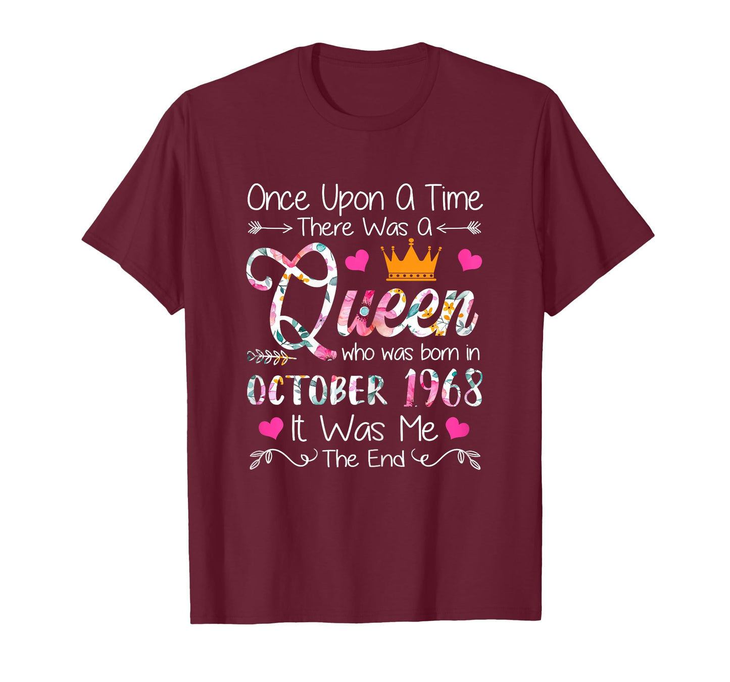 57 Years Old Birthday Girl 57 Birthday Queen October 1968 T-Shirt