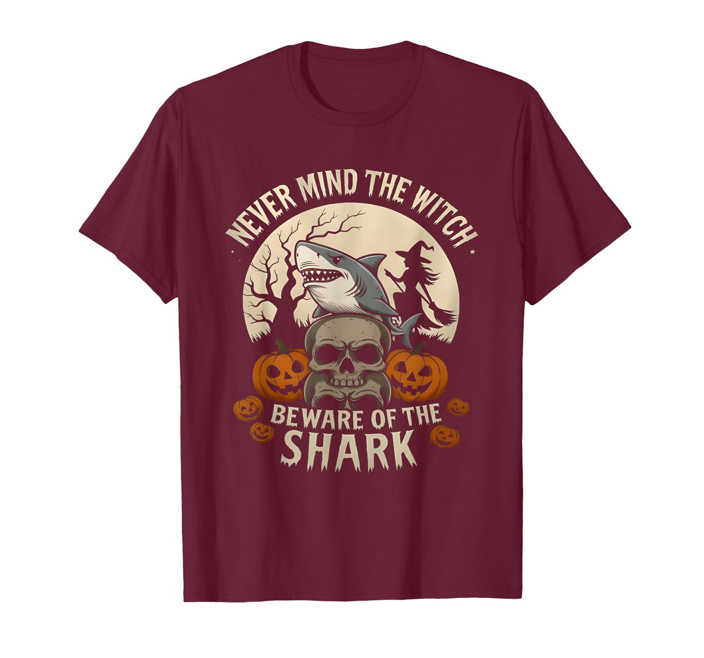 Types of Stimming Never Mind The Witch Beware of The Shark T-Shirt