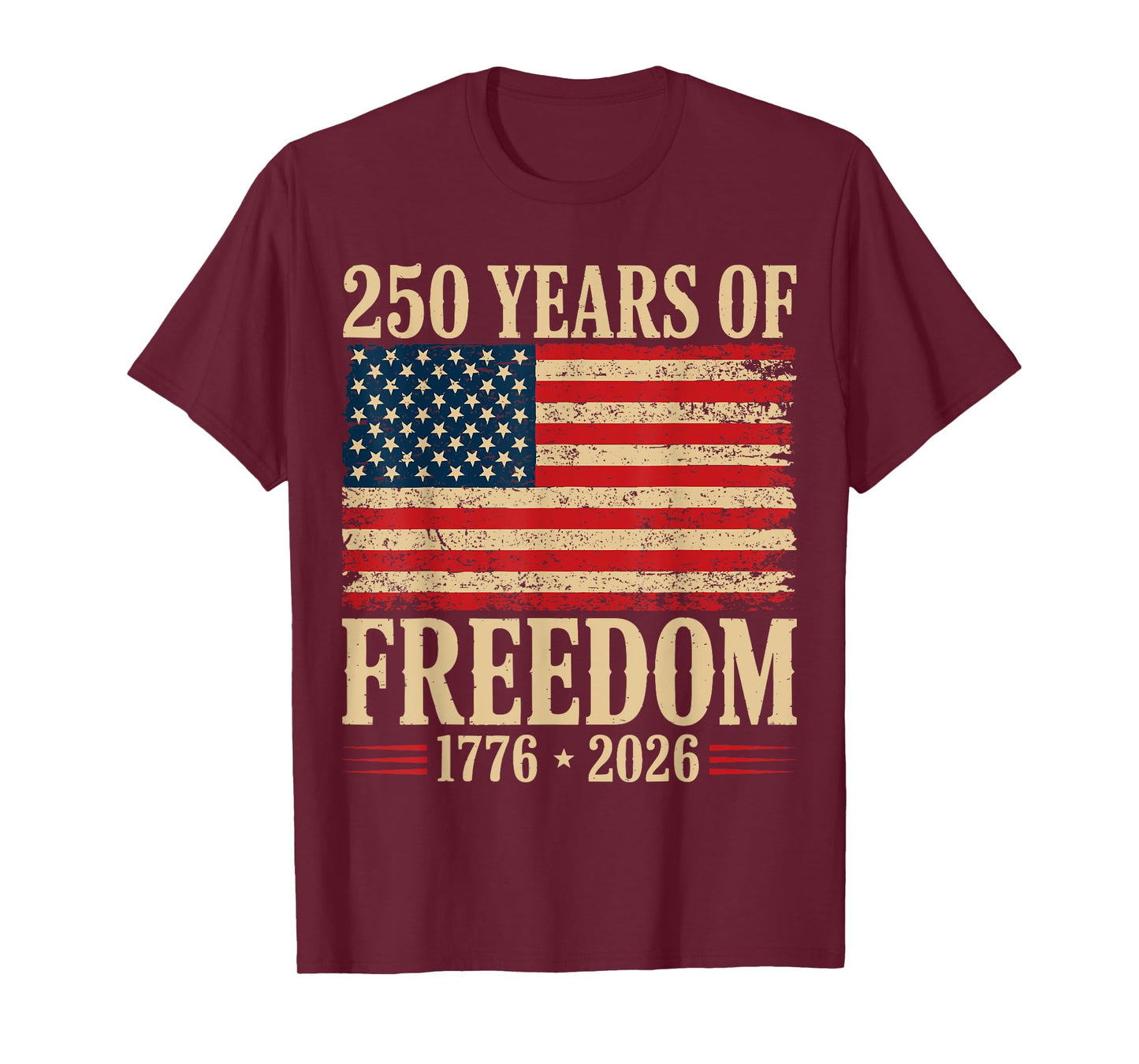 250th America Anniversary Independence 250 years of freedom T-Shirt