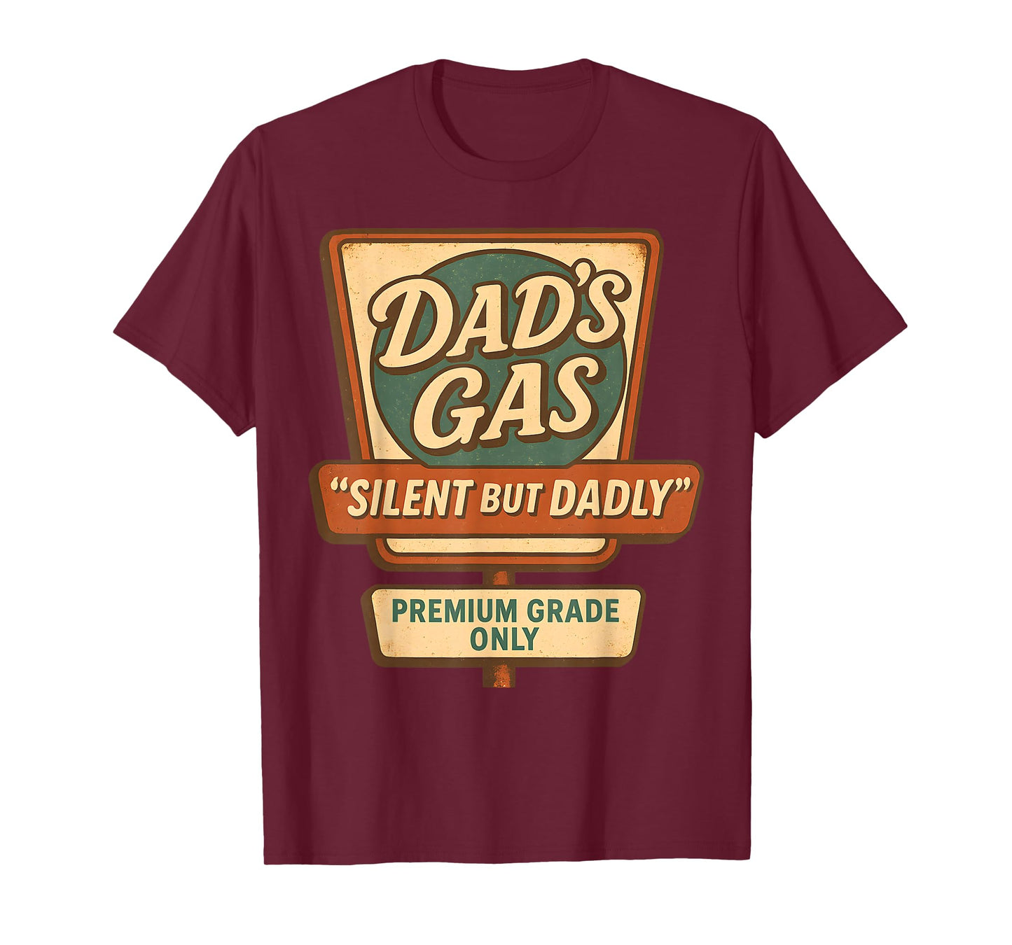 Silent But Dadly Funny Father's Day Fart Dad Farting Vintage T-Shirt