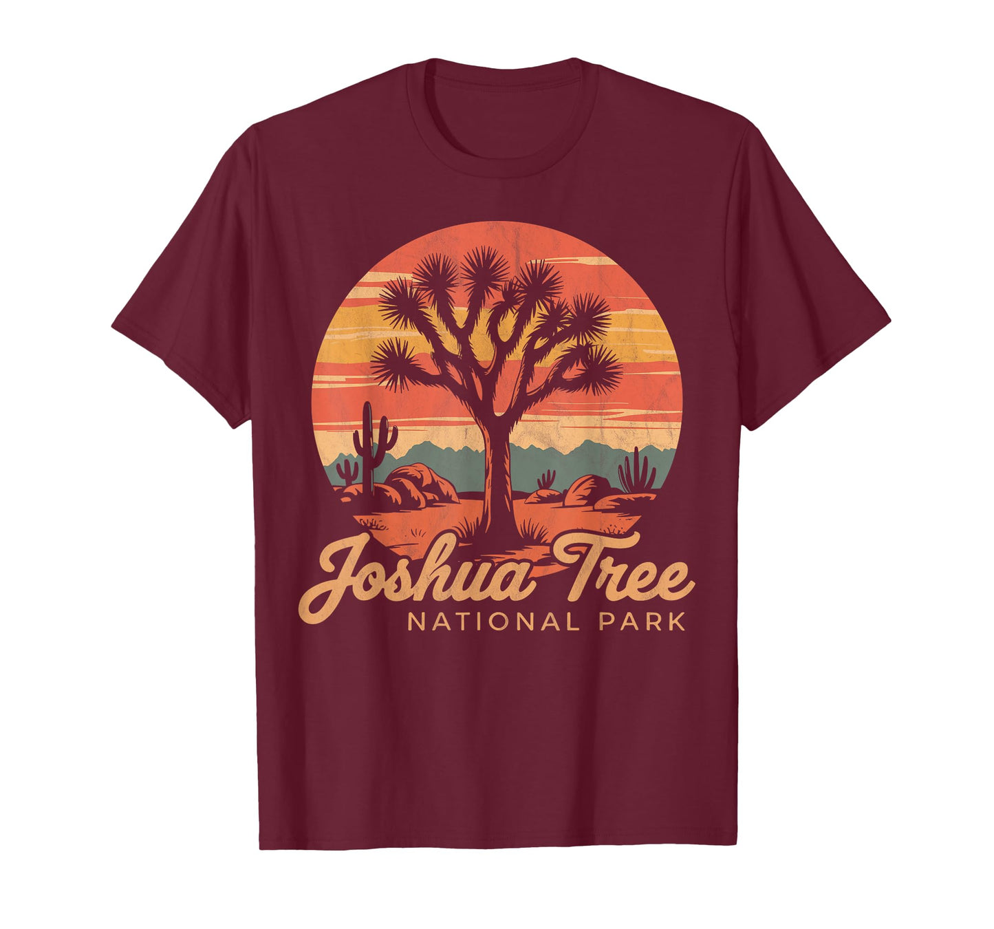 Joshua Tree California Nature Hiking Mountains woman men T-Shirt