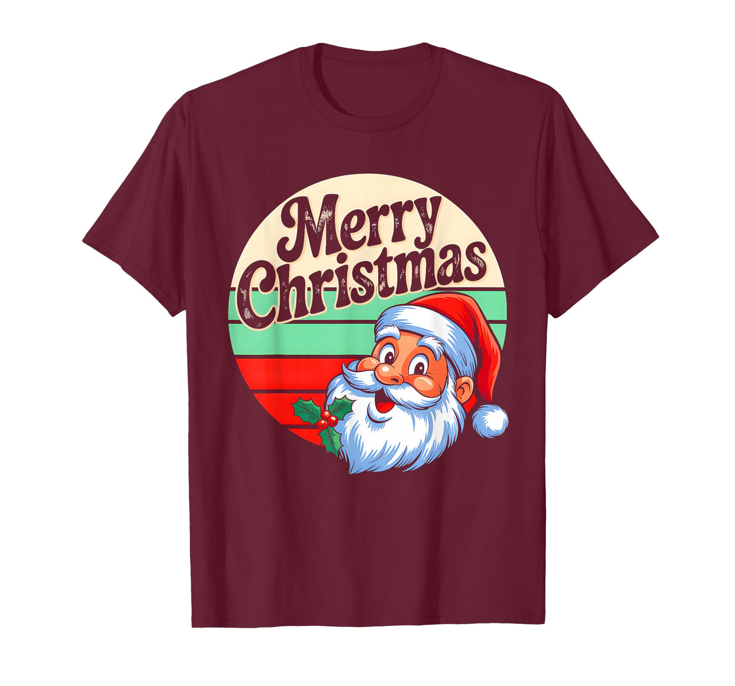 Vintage Santa Claus Merry Christmas Retro Xmas Squad Santa T-Shirt