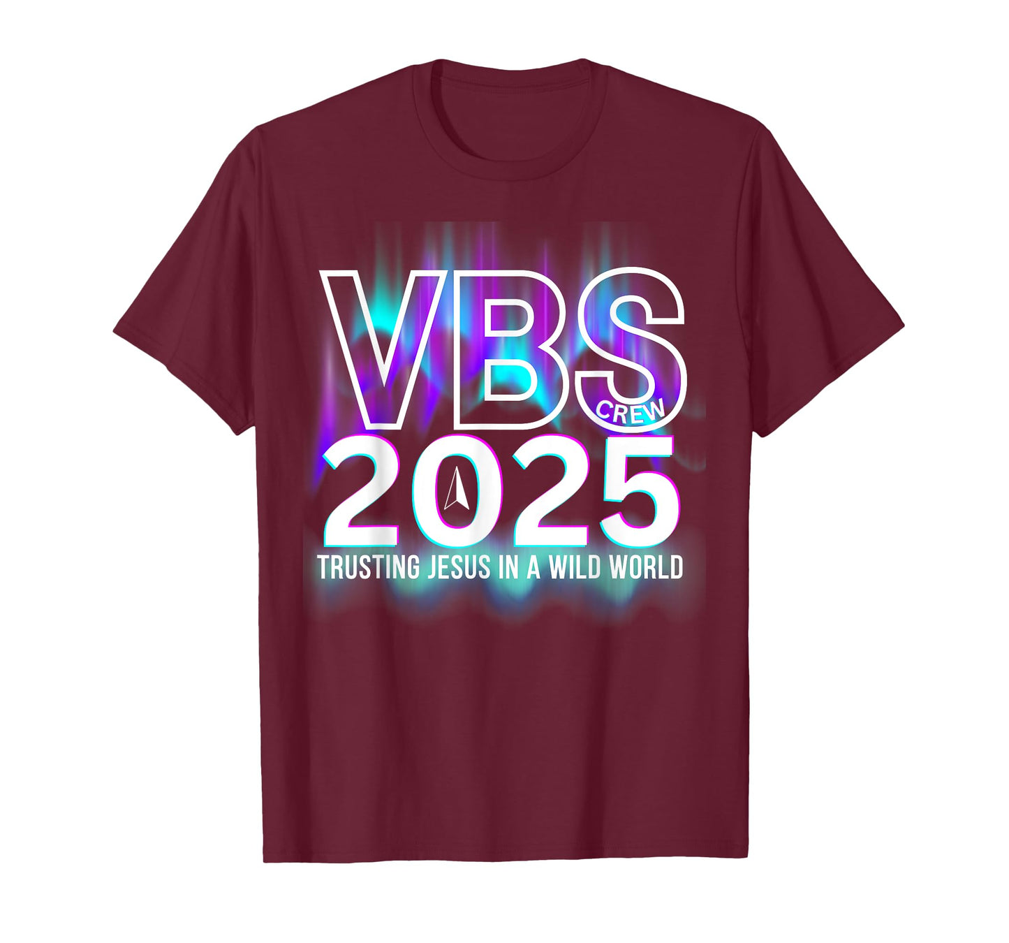 VBS Crew 2025 Northern Lights Team VBS Vacation Bible School T-Shirt