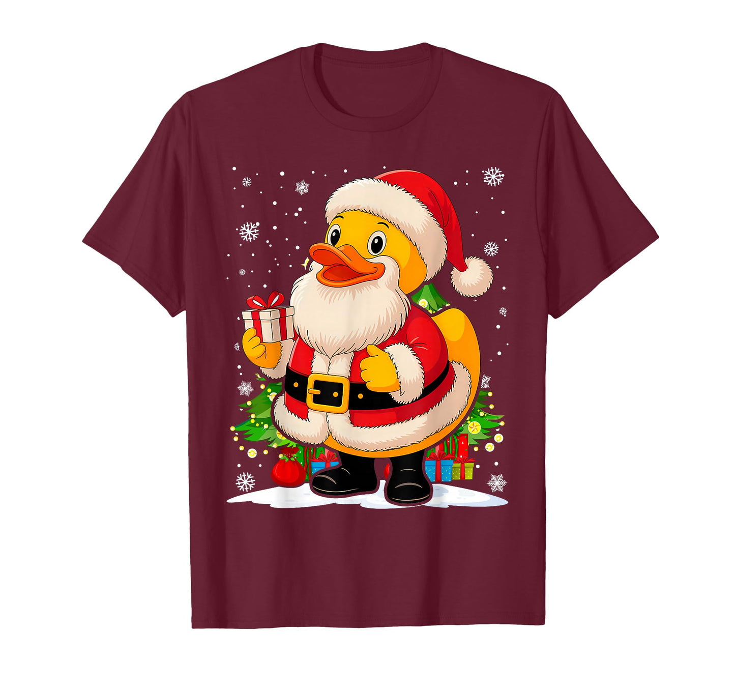 Funny Rubber Duck Christmas Santa Ducky T-Shirt