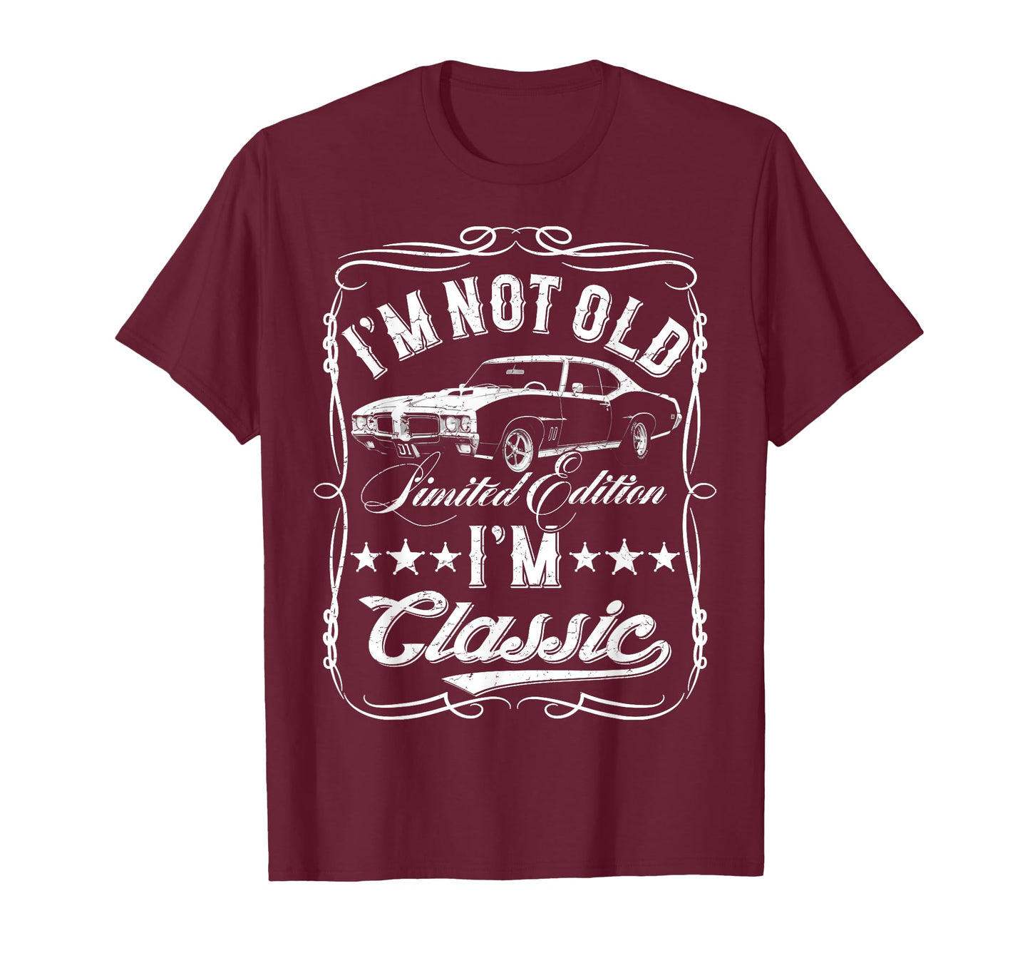 I'm Not Old I'm Classic Funny Car Vintage Mens & Womens Cars T-Shirt