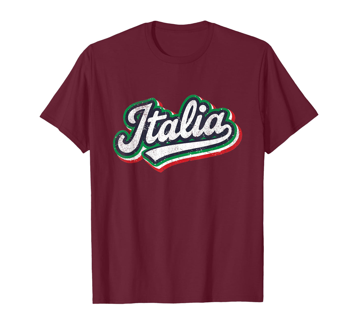 Italia Flag Italian Italy Italiano Souvenir Family Heritage T-Shirt