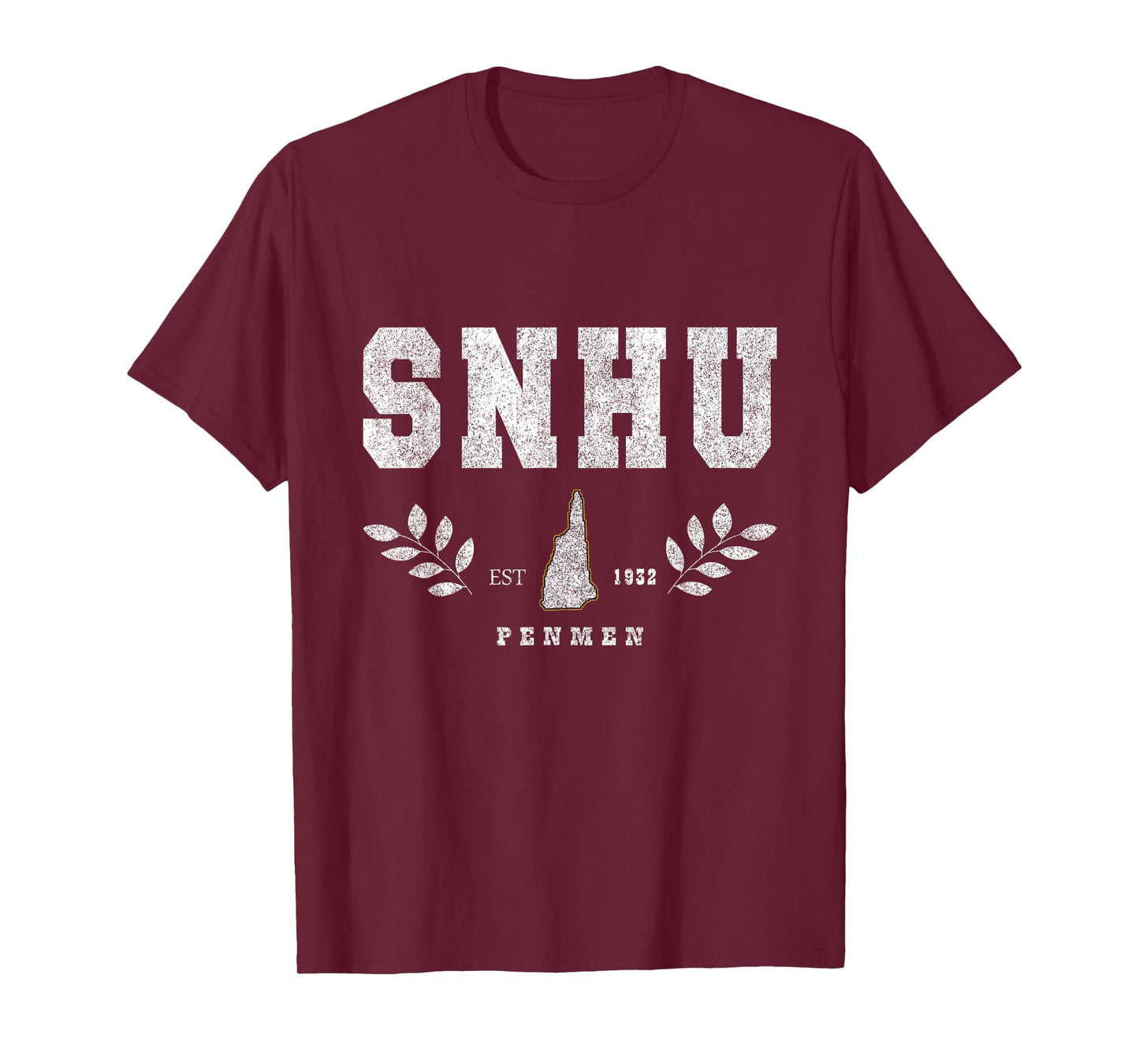SNHU Arch Retro College University Athletic Sports Tee T-Shirt
