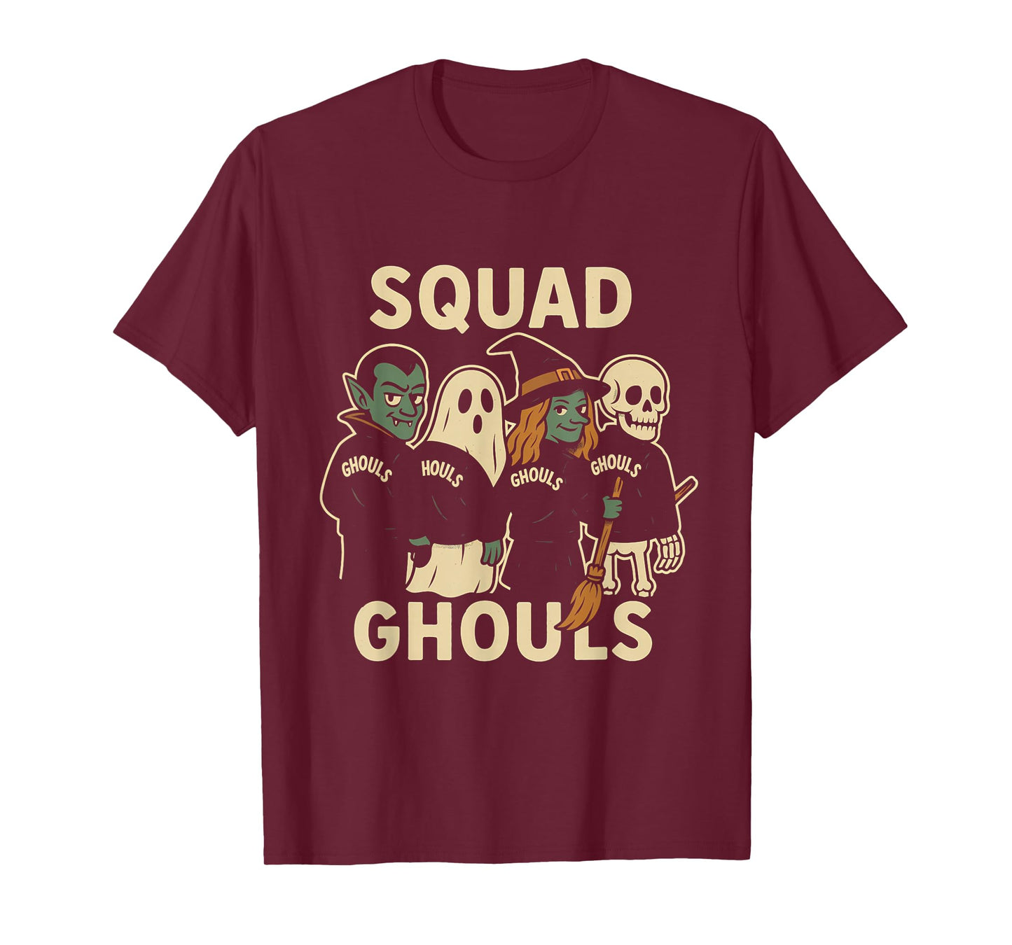 Ghoulish Squad Halloween Fun T-Shirt