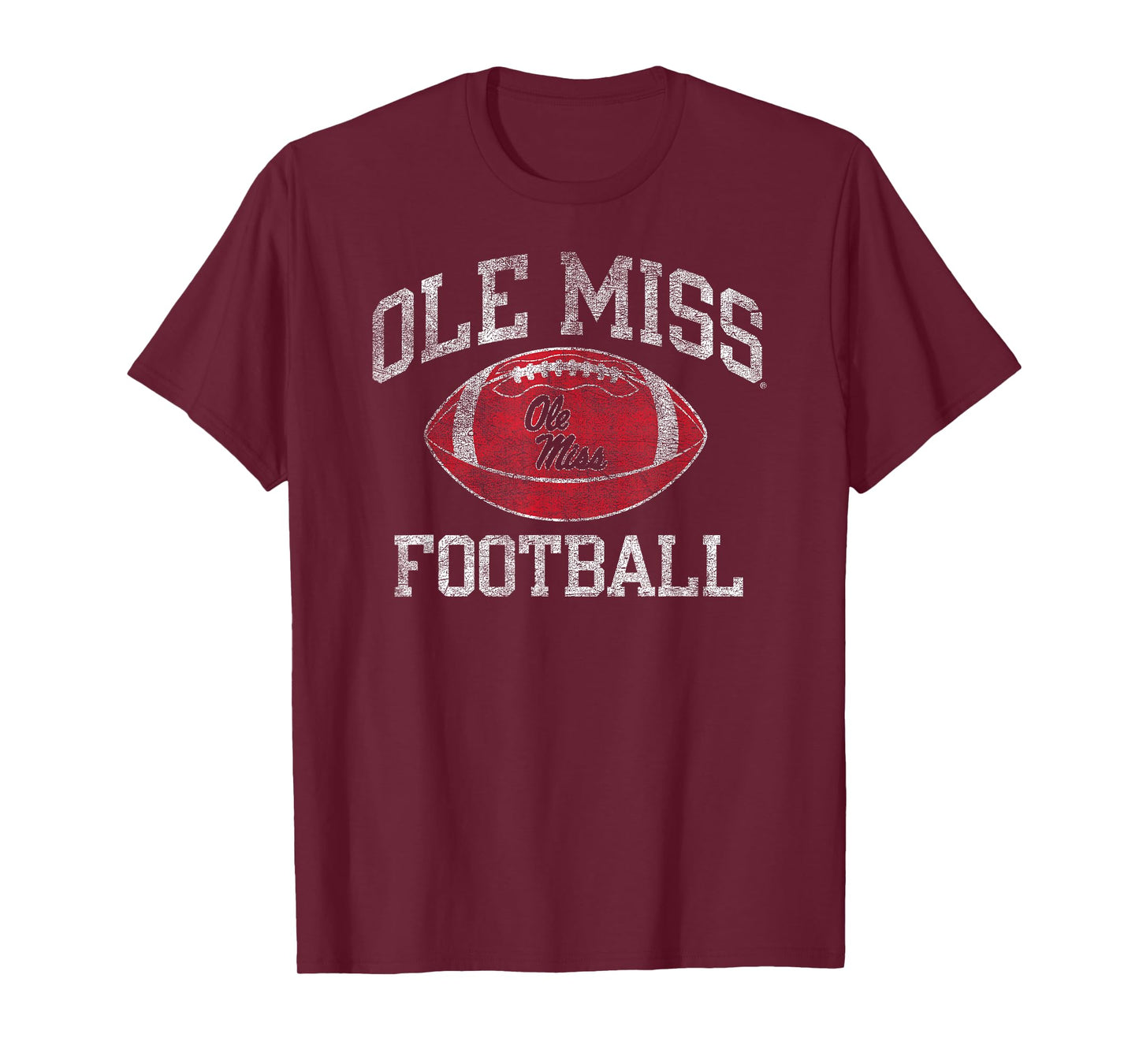 Mississippi Ole Miss Rebels Football Intensity Navy T-Shirt