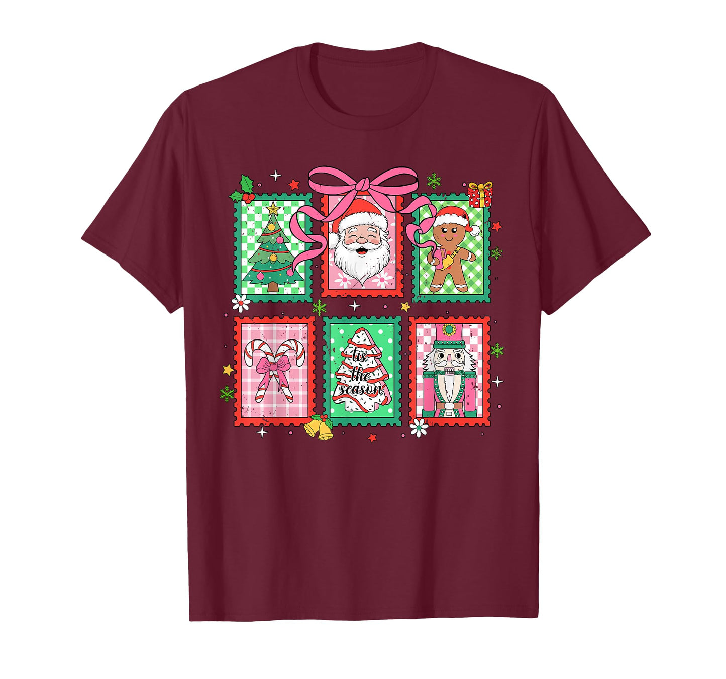 Merry Christmas Santa Christmas Tree Xmas Matching Family T-Shirt
