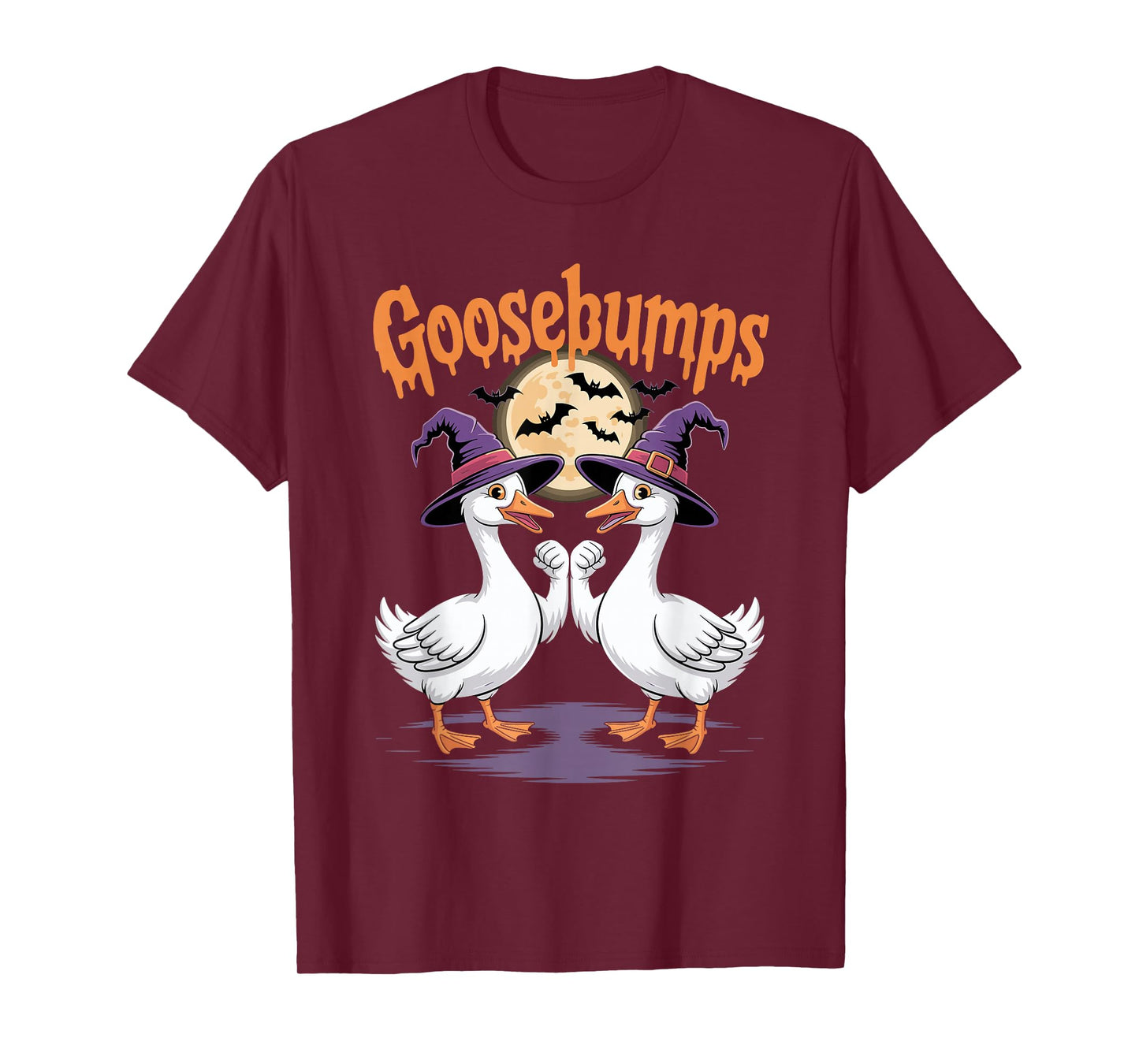 Goose Bumps Goosebumps Funny Geese Fist Bump Halloween Tees T-Shirt