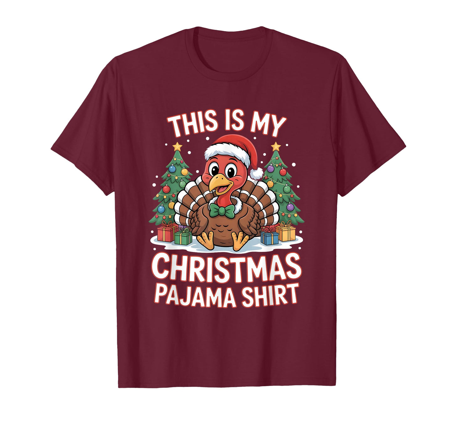 This is My Christmas Pajama Turkey T-Shirt