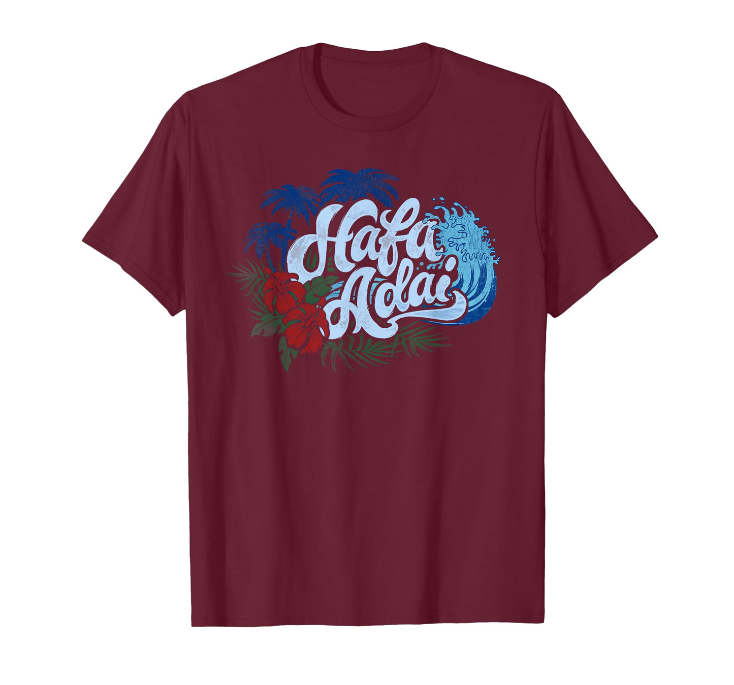 Guam tshirt Hafa Adai Chamorro Beach Wave Men Women Kids T-Shirt