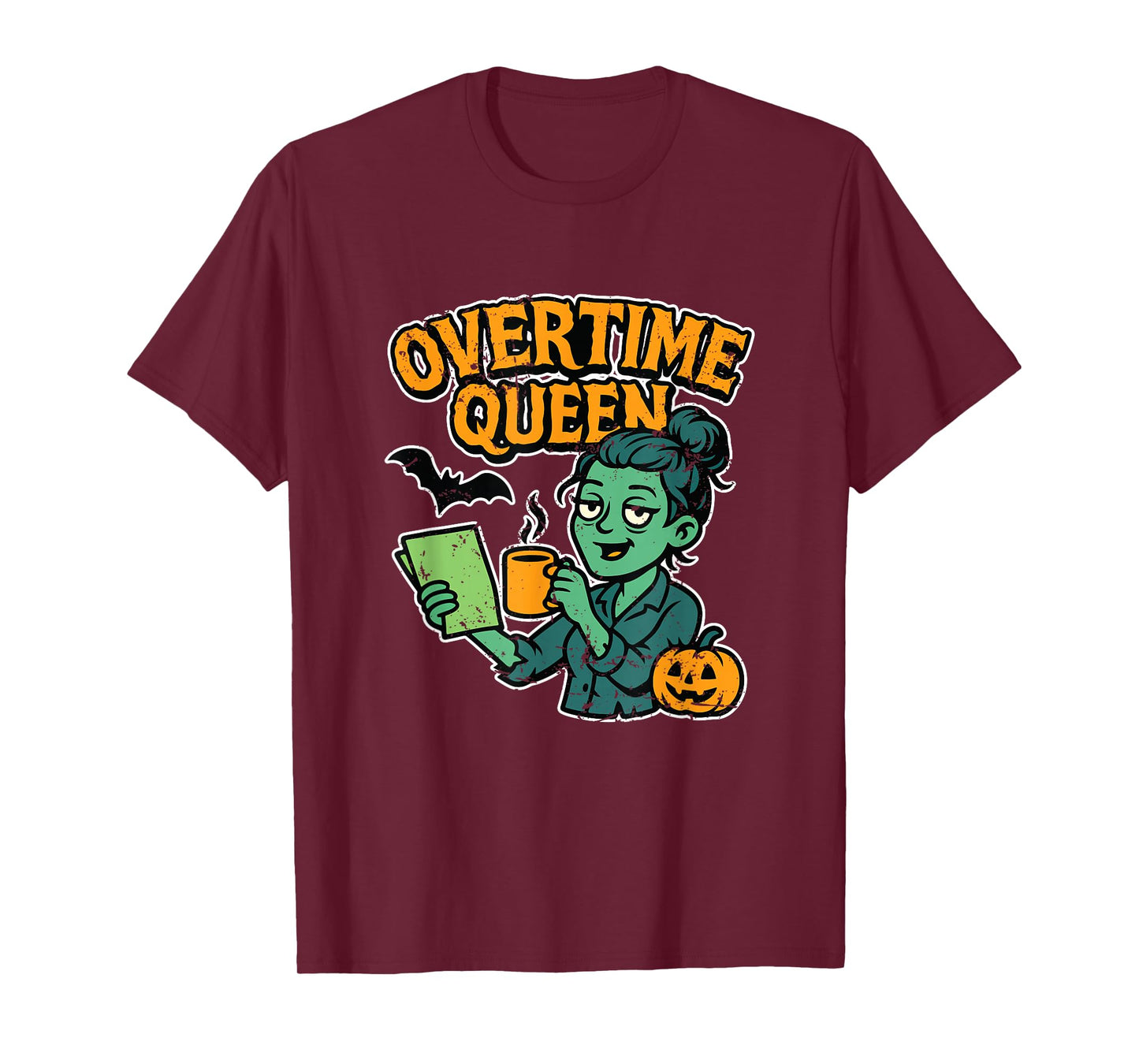 Overtime Queen Zombie T-Shirt