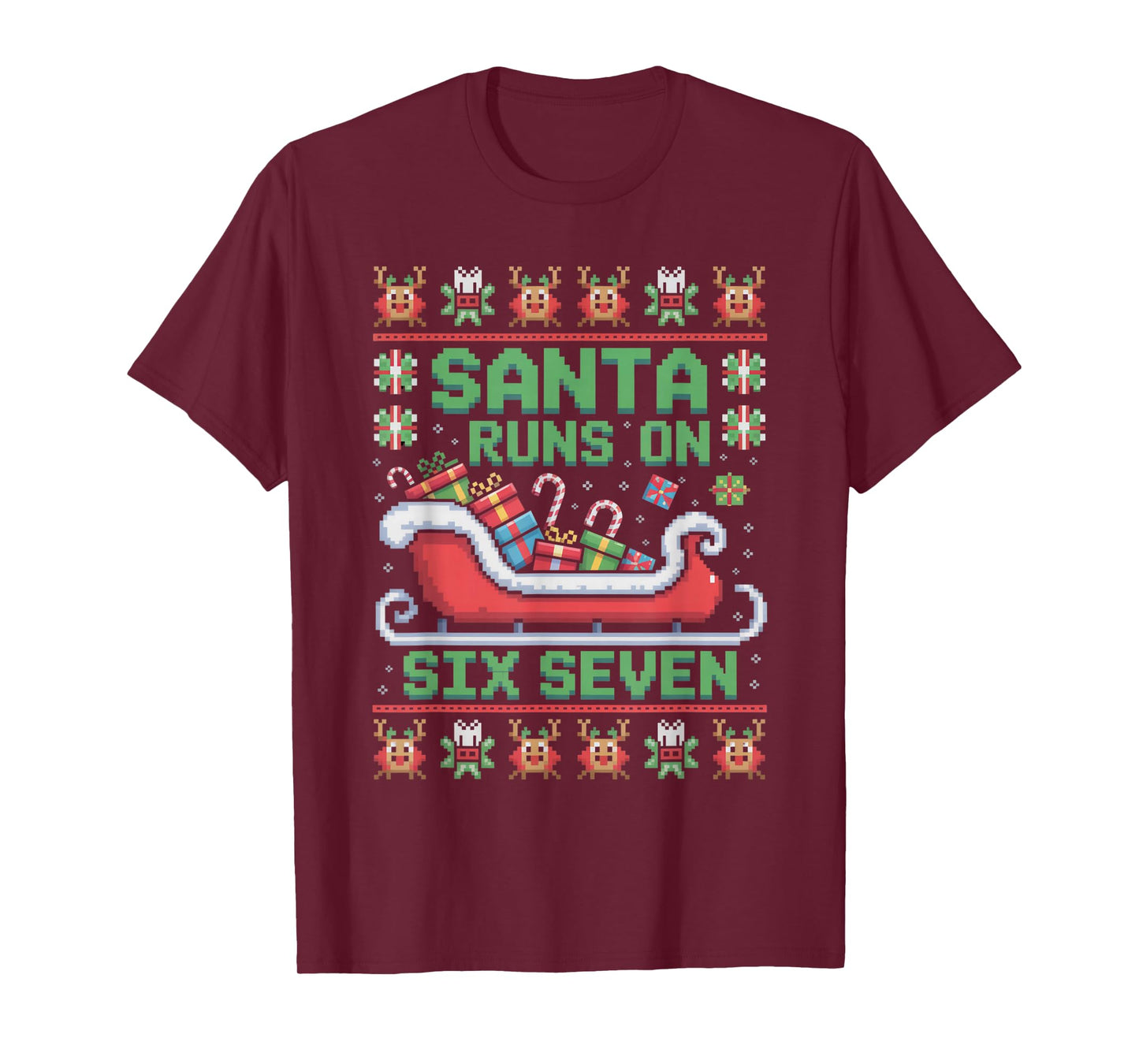 Funny Gen Alpha Gen Z Slang Funny Christmas Sweater T-Shirt