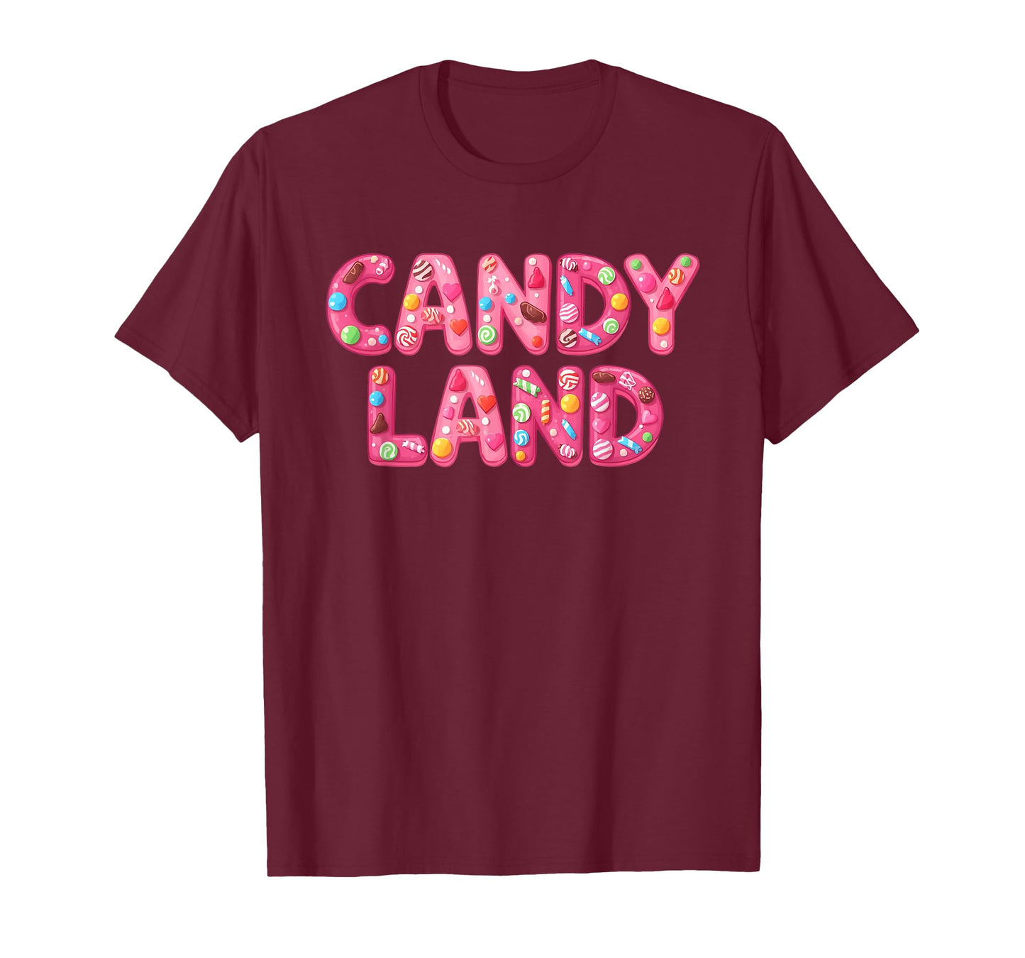 Candy Land Retro Logo Cute Candys T-Shirt
