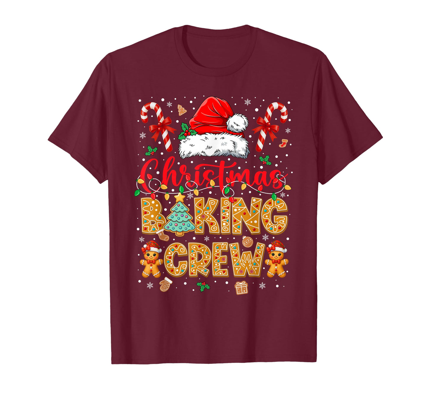 Funny Christmas Baking Crew Baking Christmas Cookie Holiday T-Shirt