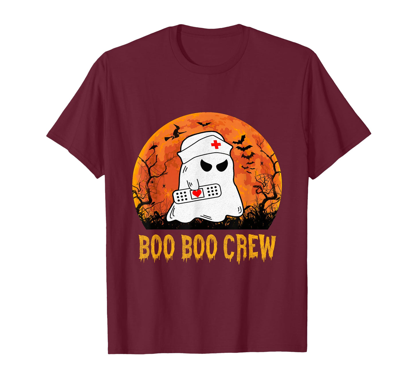 Boo Boo Crew Nurse Shirts Halloween Nurse Shirts for Women T-Shirt