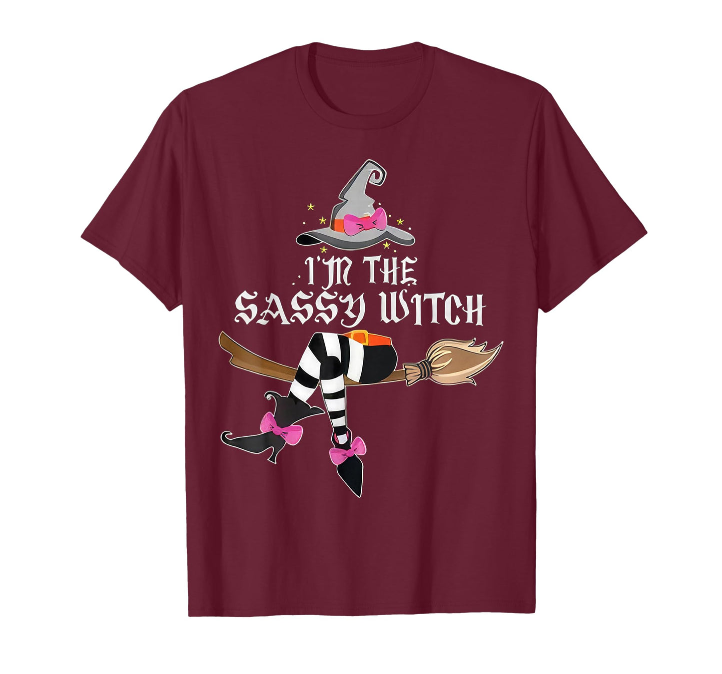 I'm The Sassy Witch Halloween Matching Group Costume Women T-Shirt