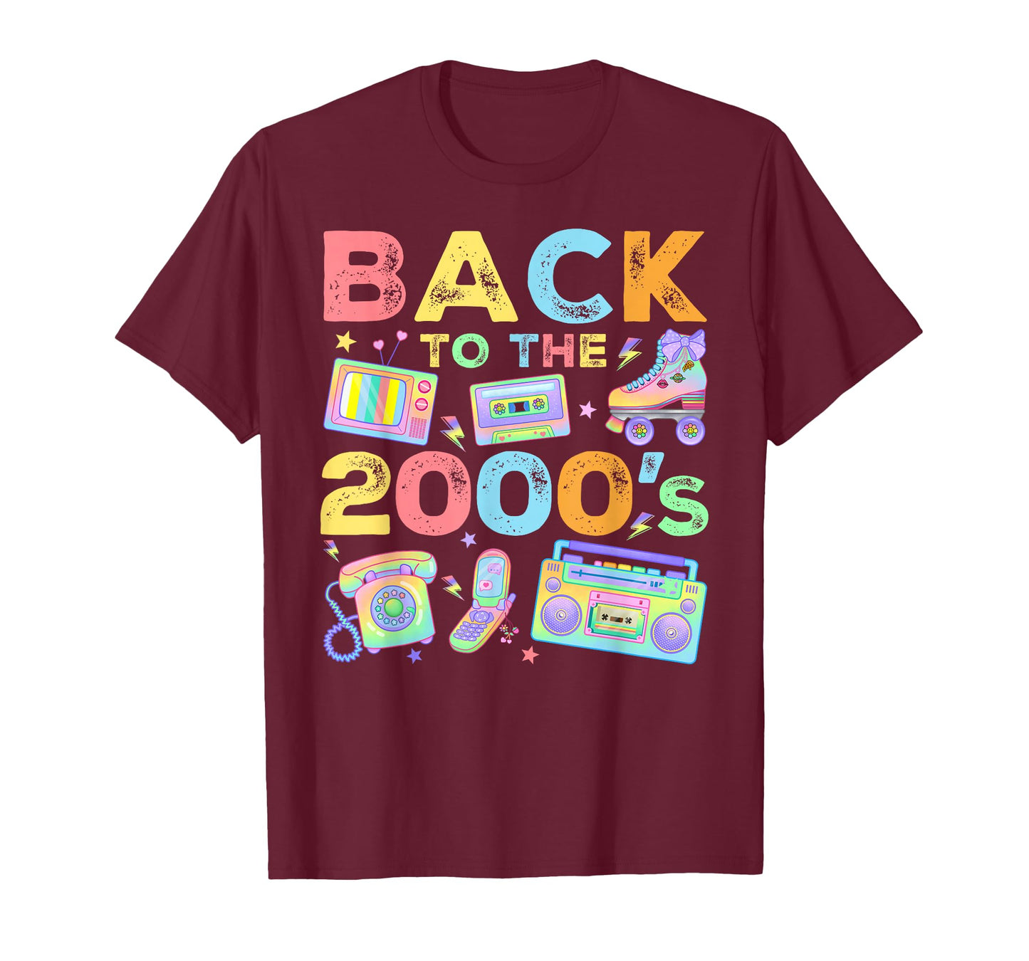 Back To 2000's 2000s Vintage Style 2000s Retro Party T-Shirt