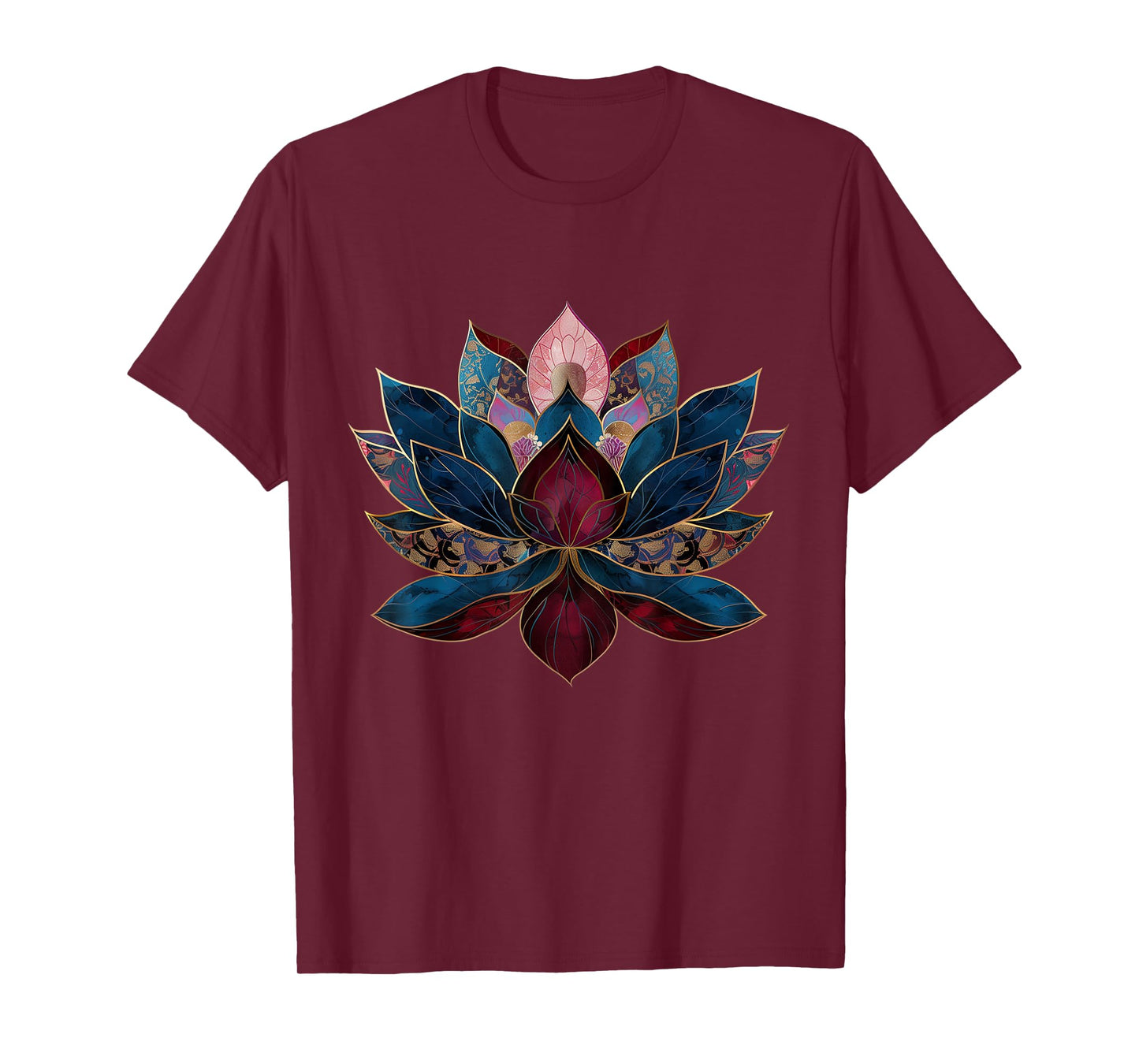 Lotus Flower Vintage Japanese Zen Buddhist Buddhism Yoga T-Shirt