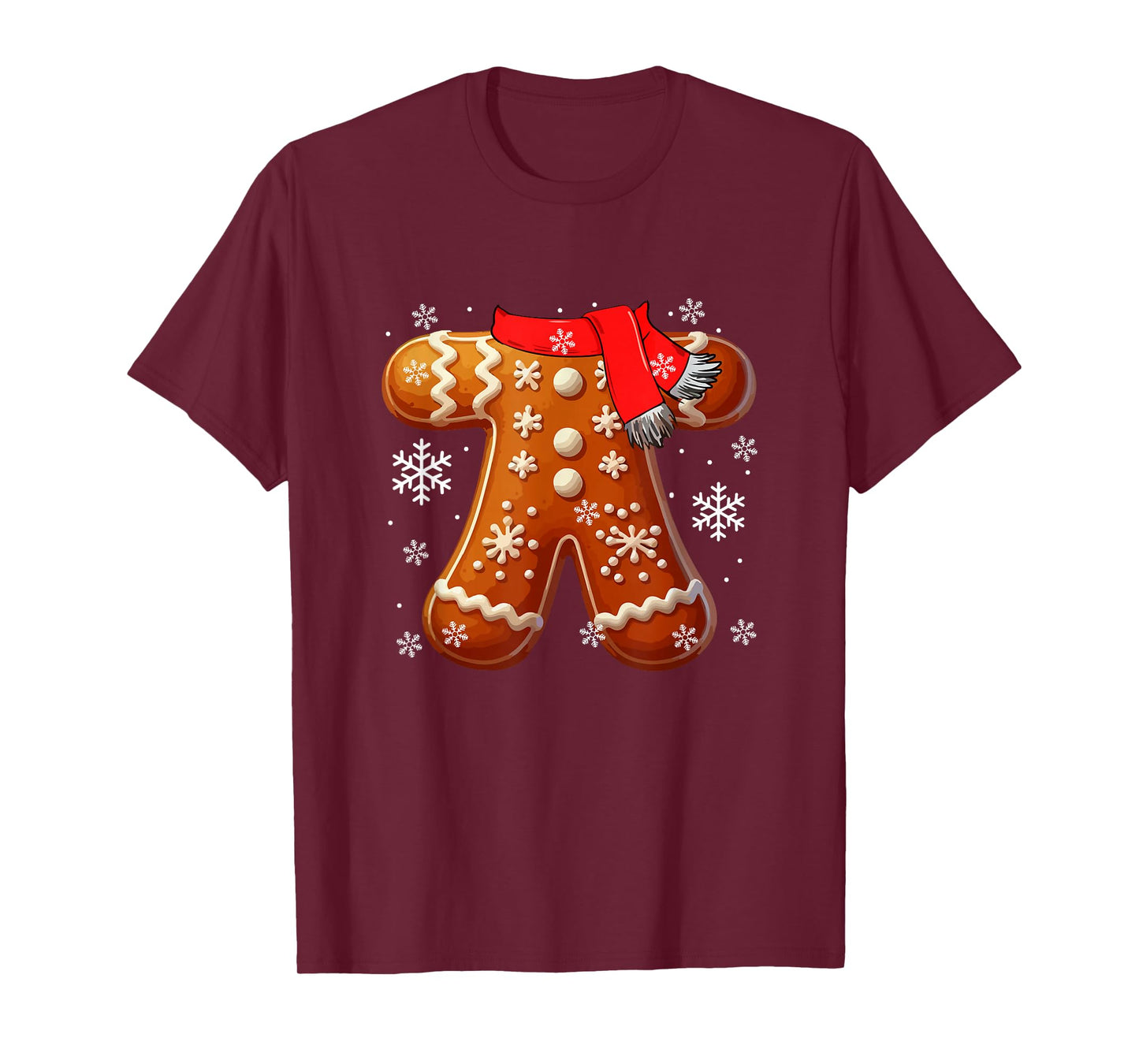 Cosplay Gingerbread Christmas Cookies Baker Family Kids T-Shirt